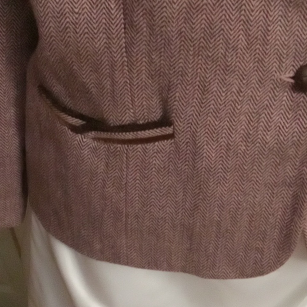 Pink tweed blazer - Picture 4 of 4